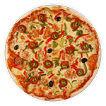 Mixed Peppers Pizza 