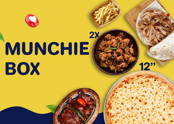 Tonys Takeaway Edinburgh Generous Munchie box 